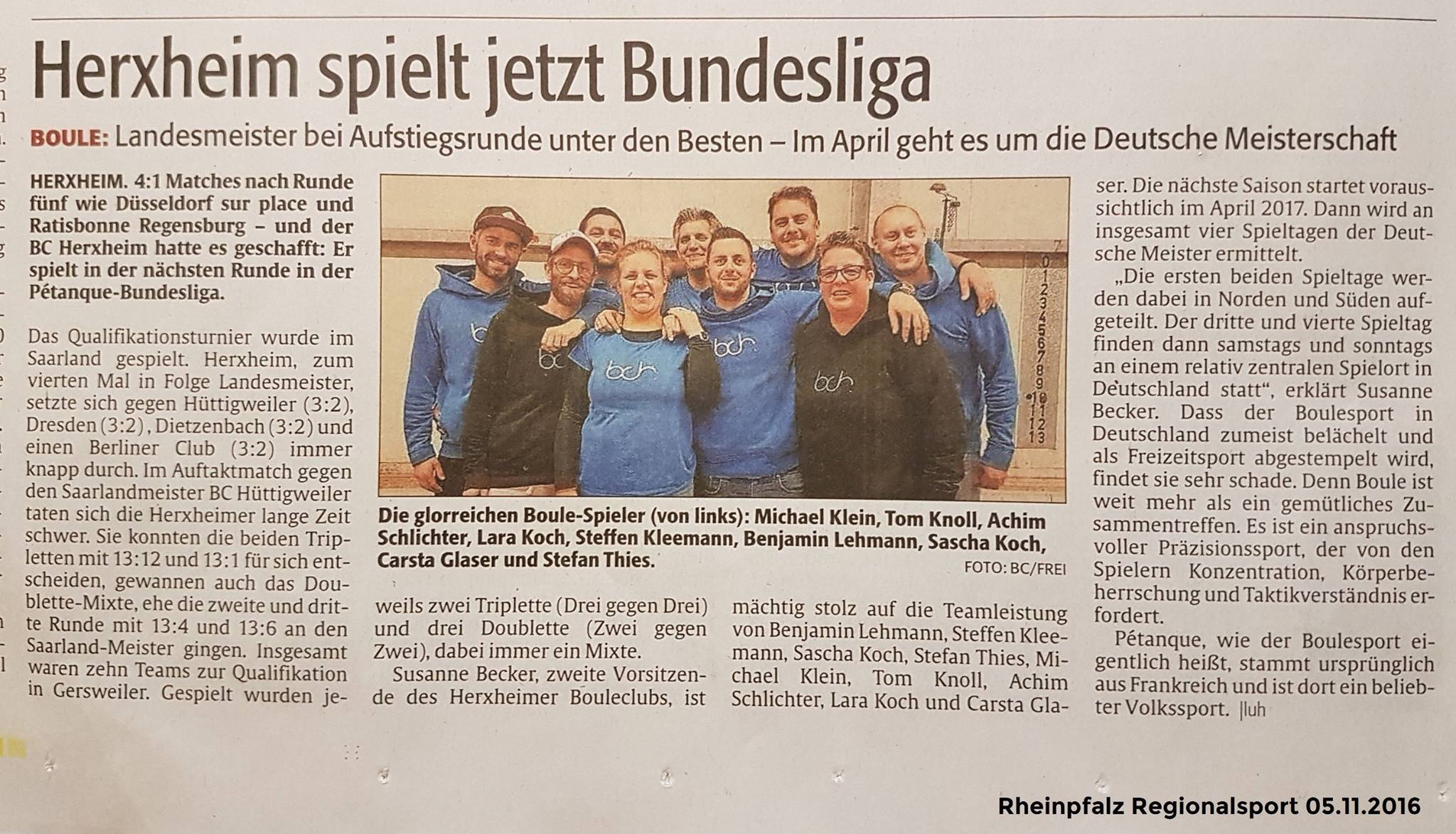 Herxheim spielt jetzt Bundesliga